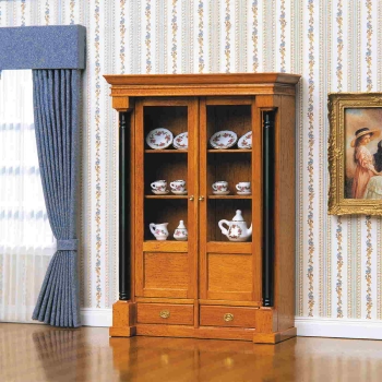 Biedermeier Display Cabinet 40096, Porcelain Doll Display Cabinet