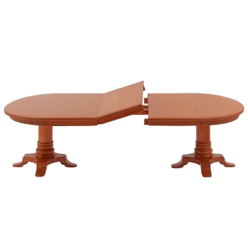 Biedermeier dining room table with extra leaf