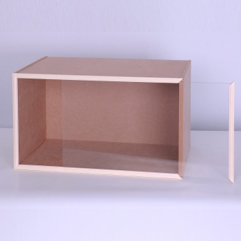 MODULE BOX with front glass panel