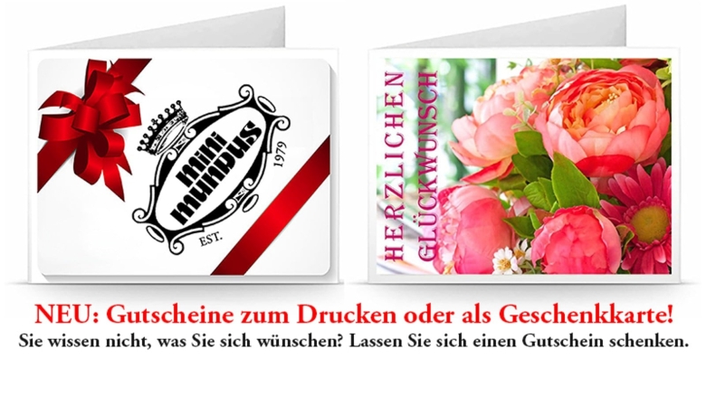 Schnell und unkompliziert: Verschieden Motive zur freien Auswahl.
