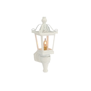 Carriage lamp, white, MiniLux