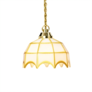 LED battery Tiffany hanging ceiling lamp, MiniLux