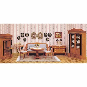 Complete set – Biedermeier room, incl. accessories