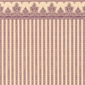 Wallpaper with stripes and borders