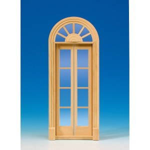 Palladio door, with glass panes