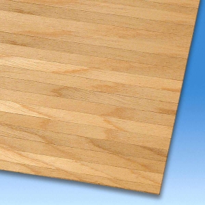 Real wood veneer hall floors