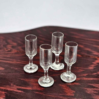 Champagne glasses, 4 pieces