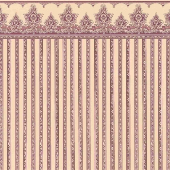 Wallpaper with stripes and borders