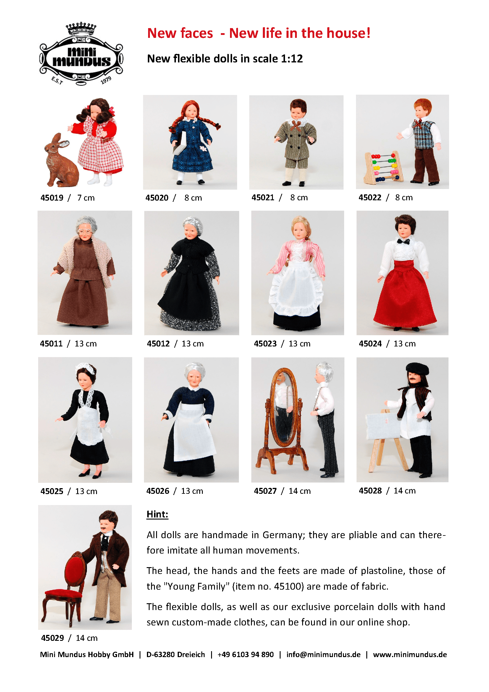 ONLINE Catalogue "Flexible Dolls" (EN) ONLINE Catalogue "Flexible Dolls" (EN)
